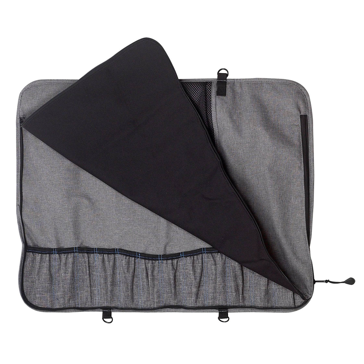 Preservation Heather Gray Knife Roll - 12 Pocket