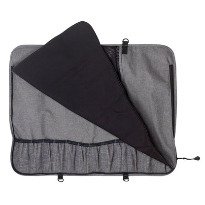 Preservation Heather Gray Knife Roll - 12 Pocket