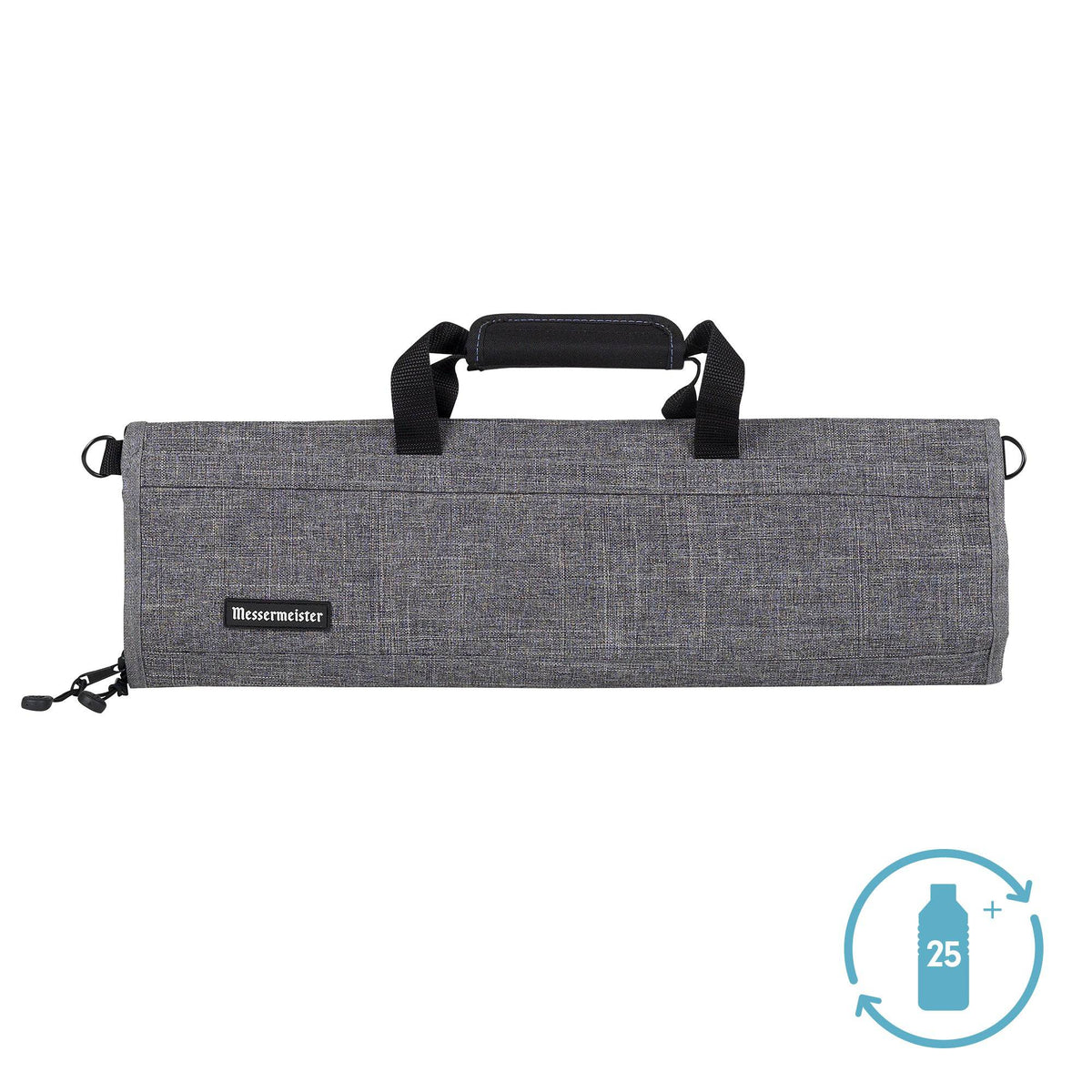 Preservation Heather Gray Knife Roll - 8 Pocket