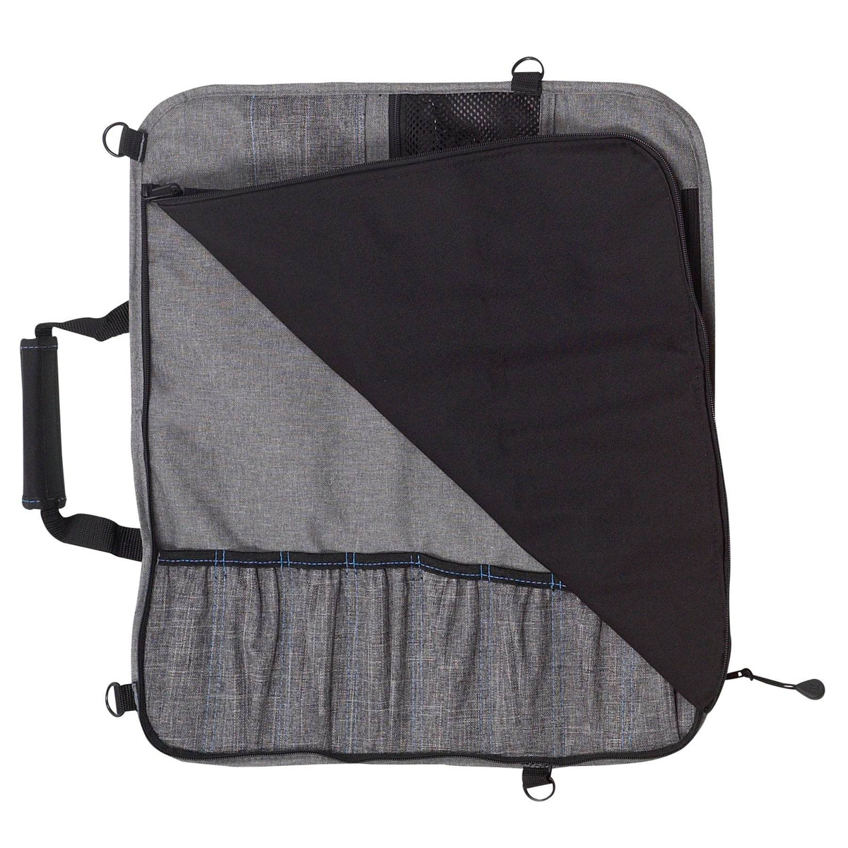 Preservation Heather Gray Knife Roll - 8 Pocket