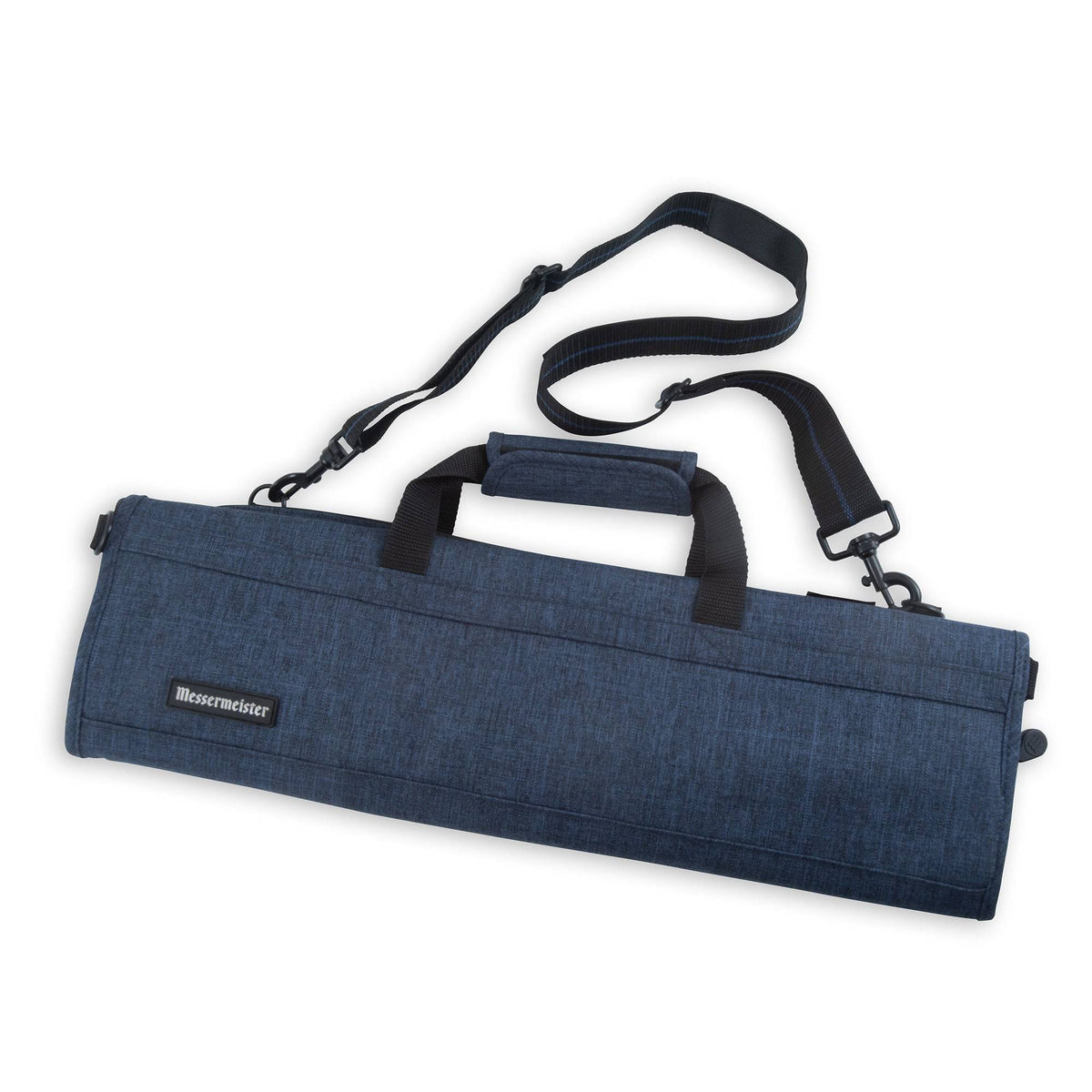 Preservation Heather Navy Knife Roll - 8 Pocket