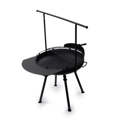 Barebones Cowboy Fire Pit Grill Side Table (Cowboy Fire Pit Grill Side Table - 30")