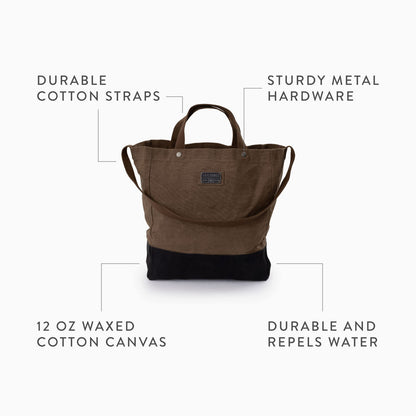 Barebones Neelum 16L Market Tote Bag (Khaki)