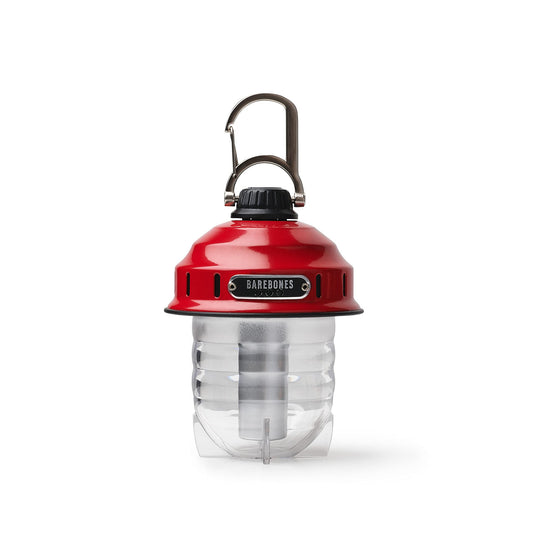 Barebones Beacon Hanging Light - USB Rechargeable Camping Lantern (Red)