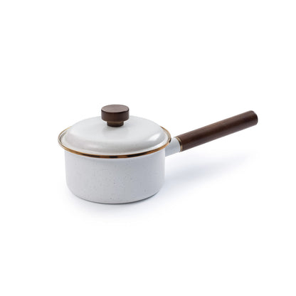 Barebones Enamel Saucepan (Eggshell)