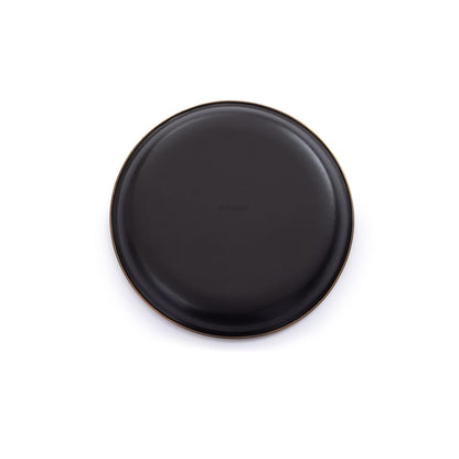 Barebones 8 Inch Enamelware Plate (Charcoal)