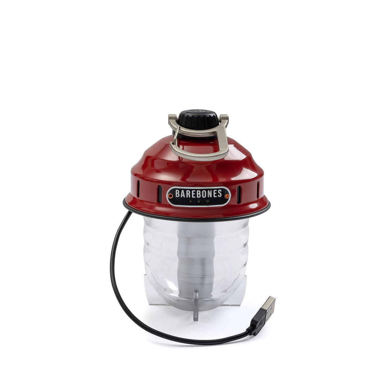 Barebones Beacon Hanging Light - USB Rechargeable Camping Lantern (Red)