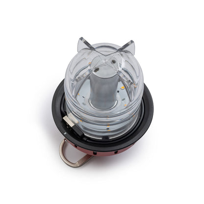 Barebones Beacon Hanging Light - USB Rechargeable Camping Lantern (Red)