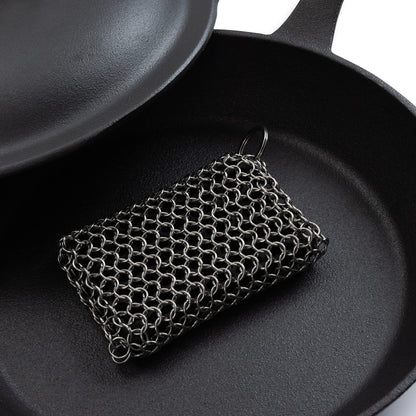 Barebones Cast Iron Stainless Steel Scrubber