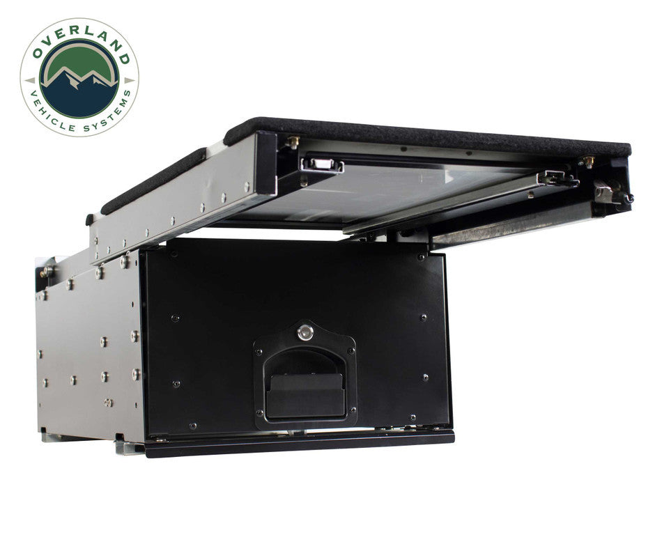 Cargo Box with Slide Out Drawer & Working Station