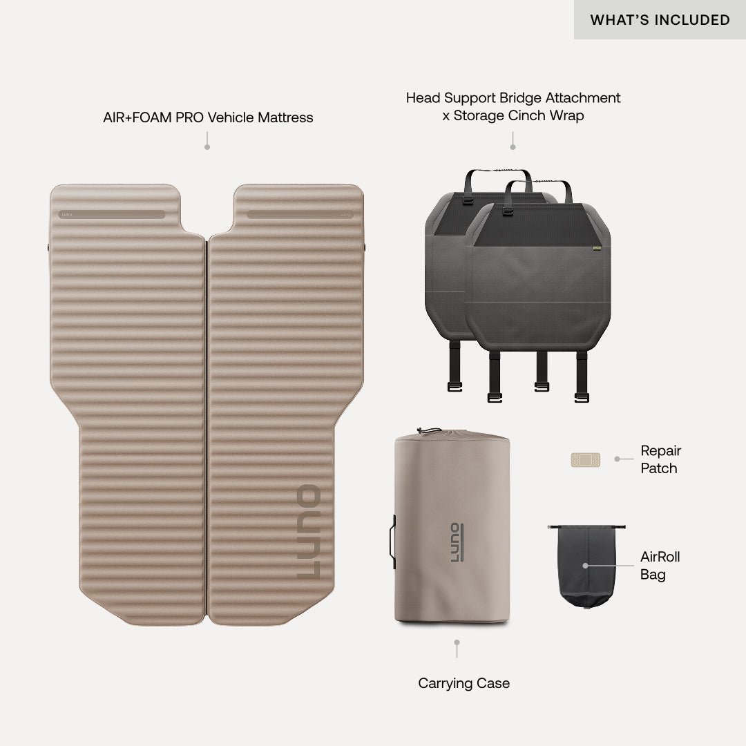 Luno AIR+FOAM PRO Jeep Wrangler Mattress