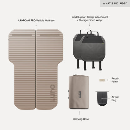 Luno AIR+FOAM PRO Vehicle Mattress (Universal SUV Fit)