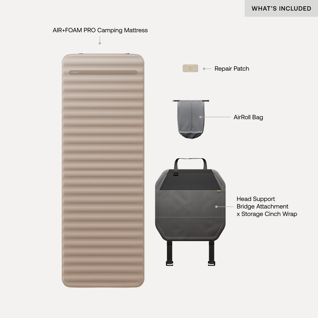 Luno AIR+FOAM PRO Camping Mattress