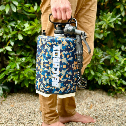 BeachBox Portable Camping Shower Tank - Camo