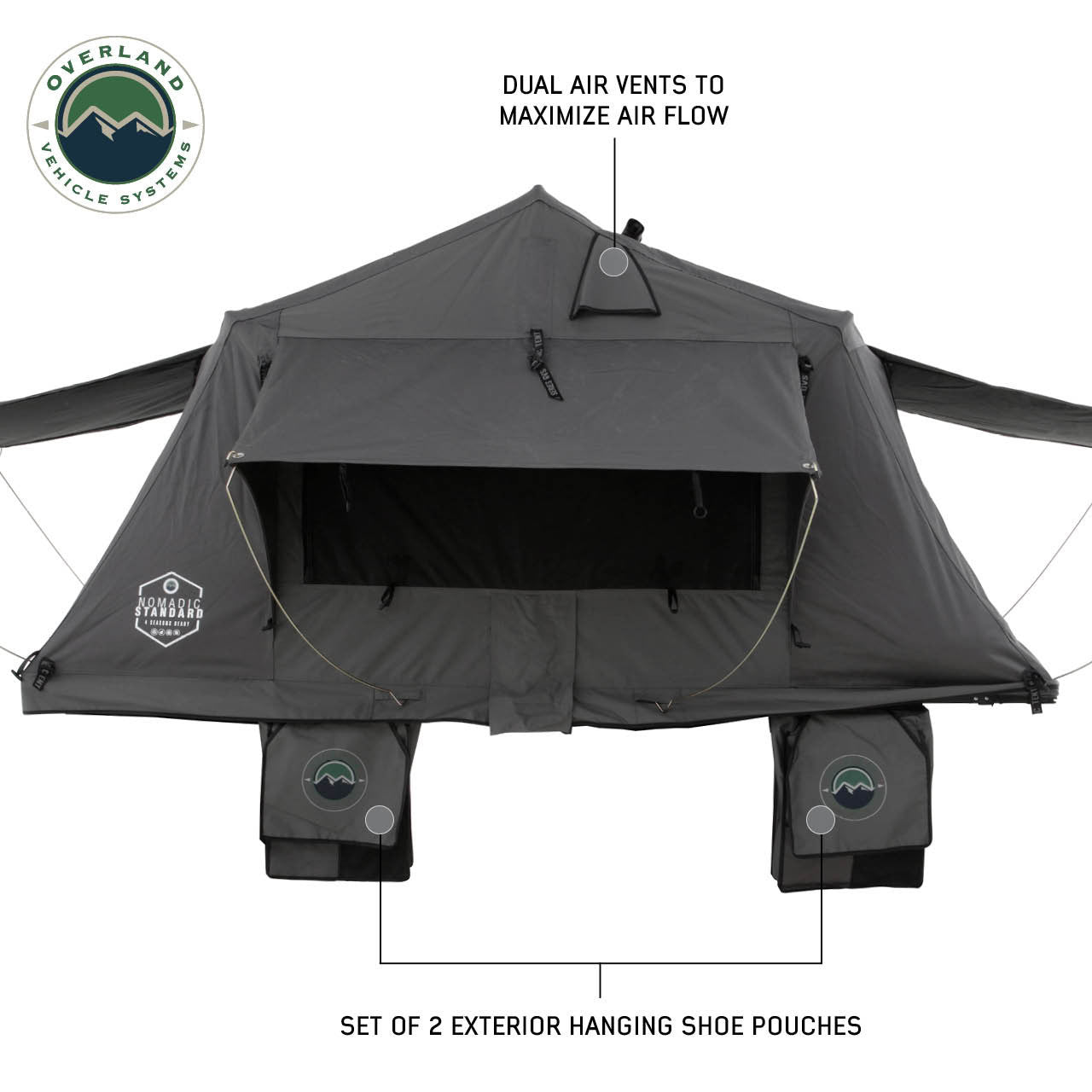 Nomadic 2 Standard Roof Top Tent - 2 Person