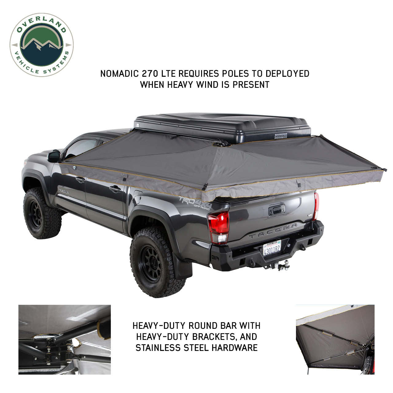 Nomadic Awning 270 LTE - Passenger Side