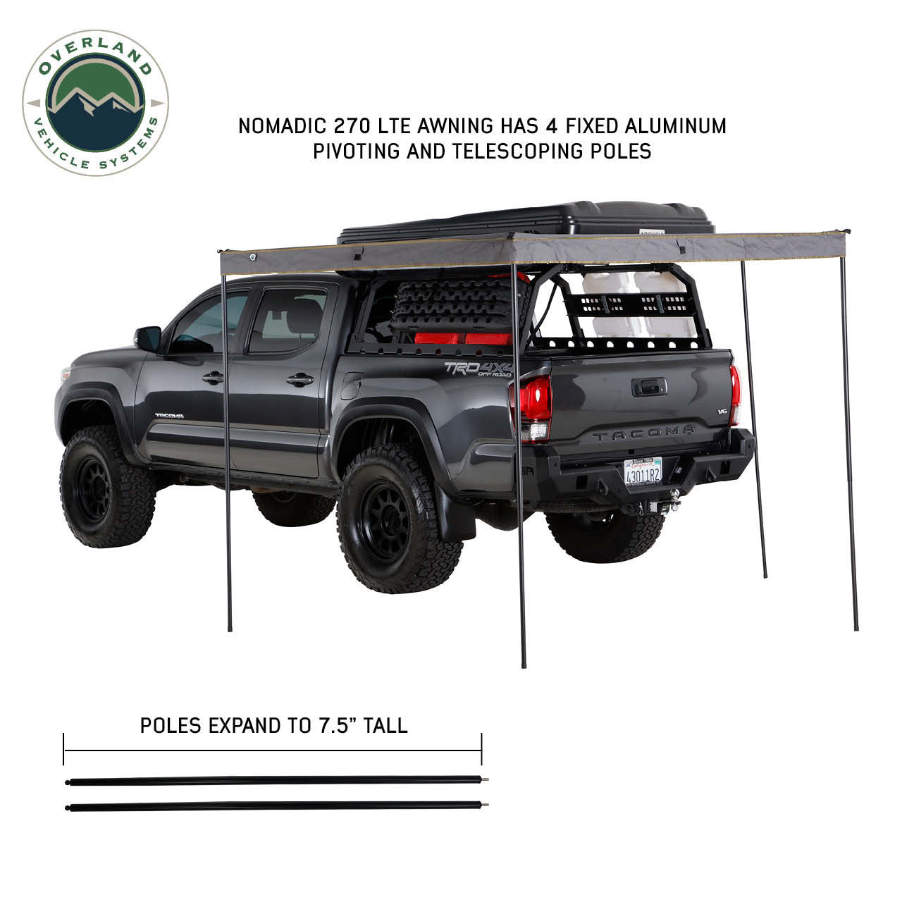 Nomadic Awning 270 LTE - Driver Side