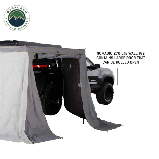 Nomadic Awning 270 LTE Walls 1 and 2 - Passenger Side
