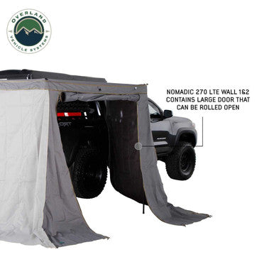 Nomadic Awning 270 LTE Walls 1 and 2 - Passenger Side
