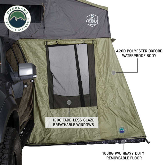 Nomadic 4 Extended Roof Top Tent Annex Room