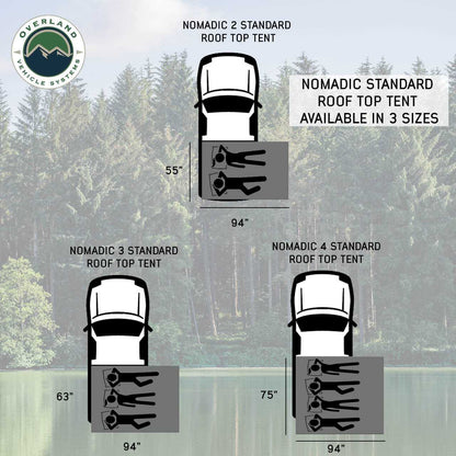 Nomadic 3 Standard Roof Top Tent - 3 Person