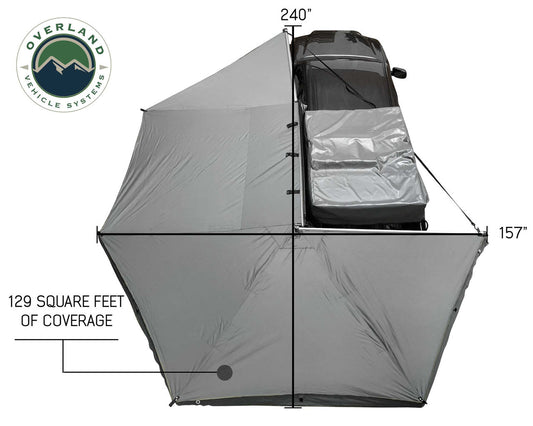 Nomadic Awning 270 with Complete Wall Package - Driver Side