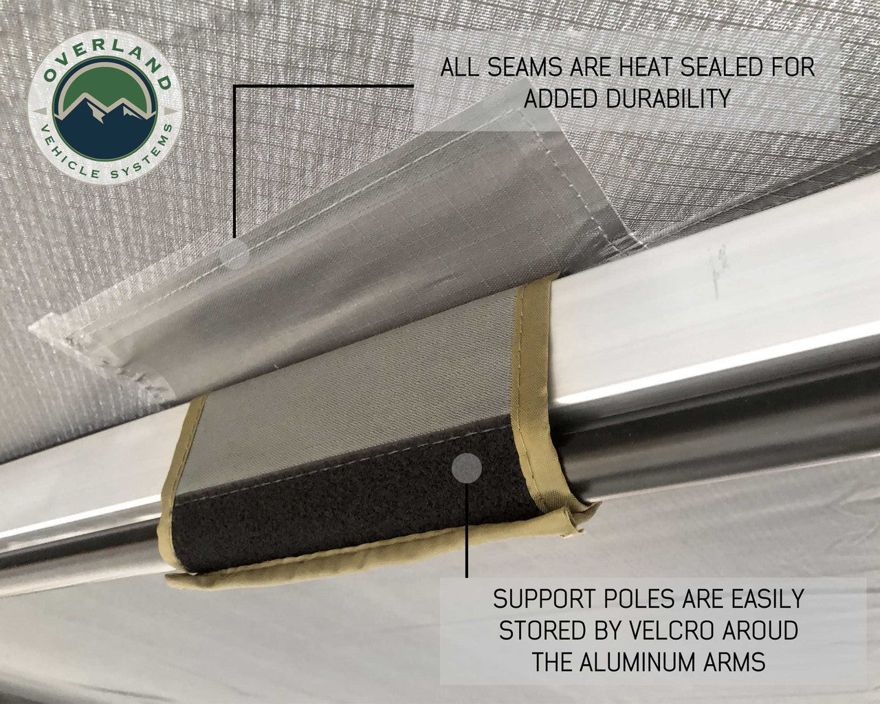 Nomadic Awning 270 with Complete Wall Package - Passenger Side