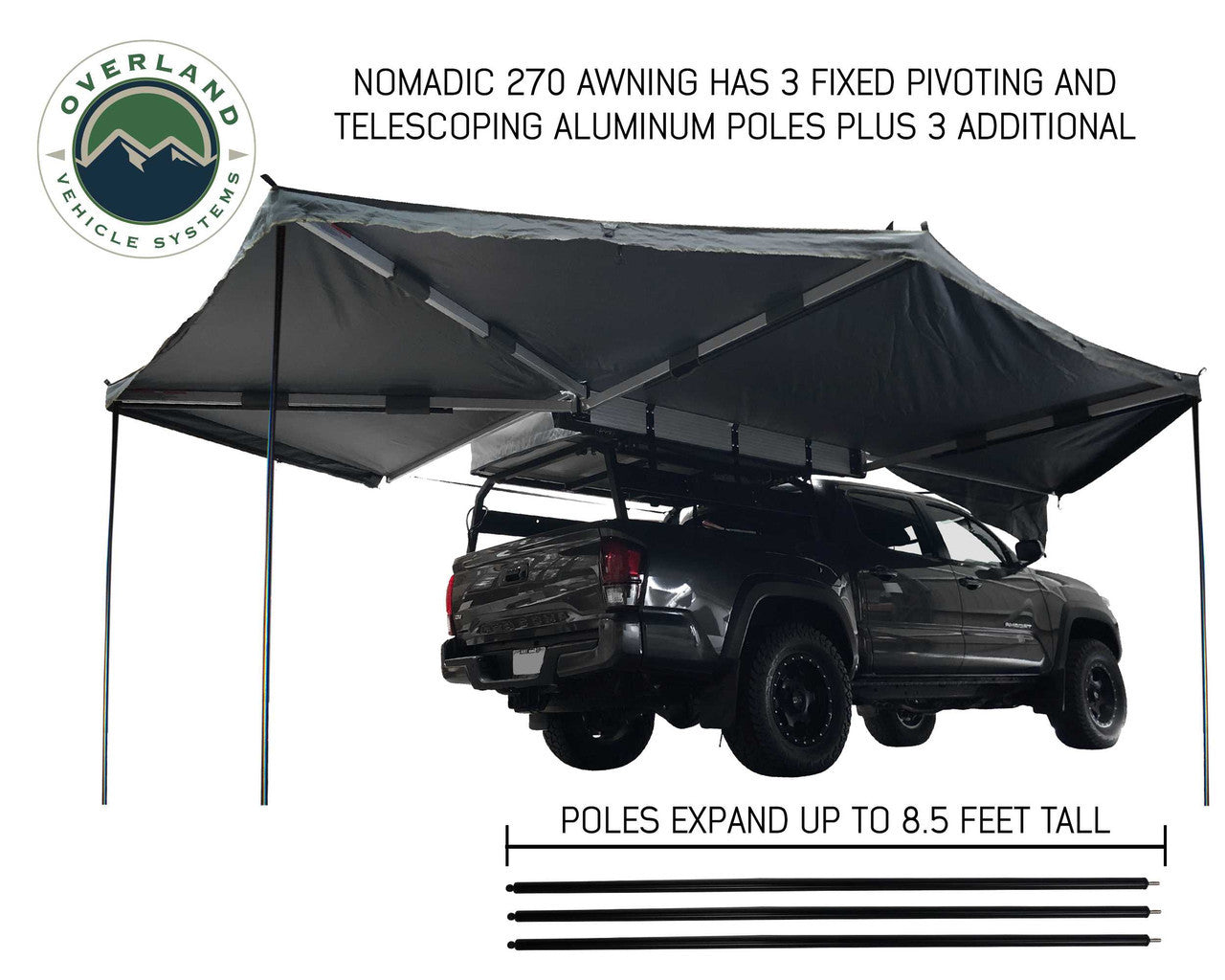 Nomadic Awning 270 - Passenger Side