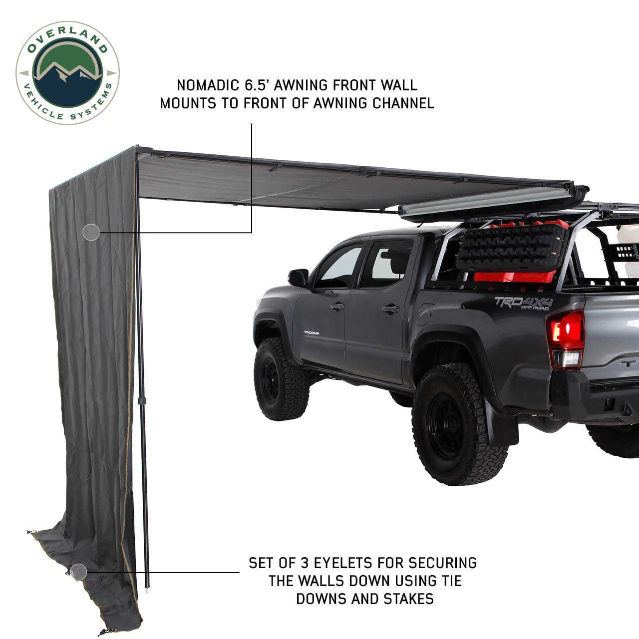 Nomadic Awning 4.5/6.5/8 Shade Wall