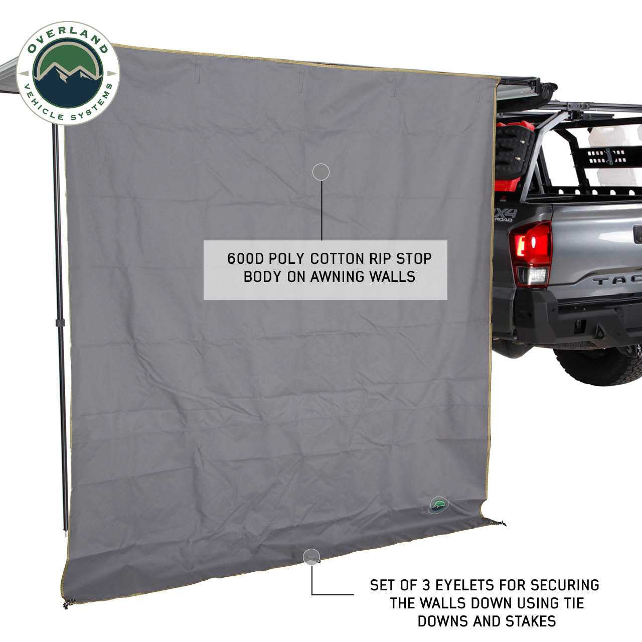 Nomadic Awning 4.5/6.5/8 Side Wall