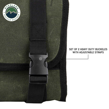 Rolled First Aid Bag  - #16 Waxed Canvas