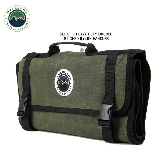 Rolled First Aid Bag  - #16 Waxed Canvas