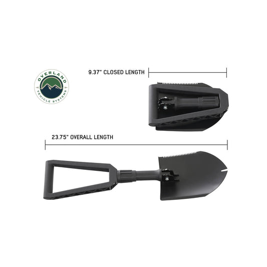 Multi-Functional Military Style Utility Shovel with Nylon Carrying Case