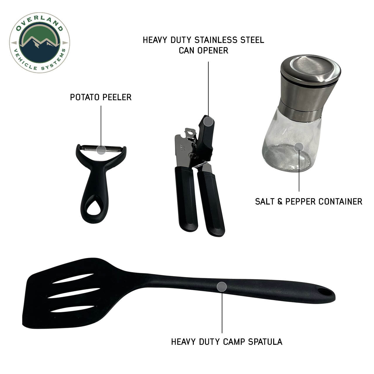 Ultimate 39-Piece Camp Dinnerware, Utensil Set, and Storage Box