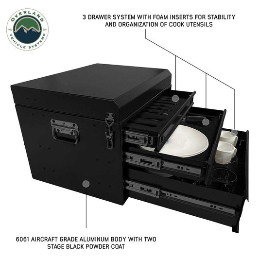 Ultimate 39-Piece Camp Dinnerware, Utensil Set, and Storage Box