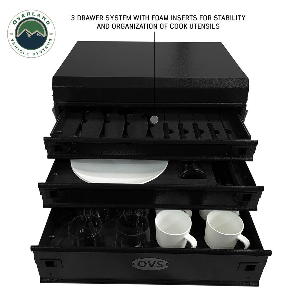 Ultimate 39-Piece Camp Dinnerware, Utensil Set, and Storage Box