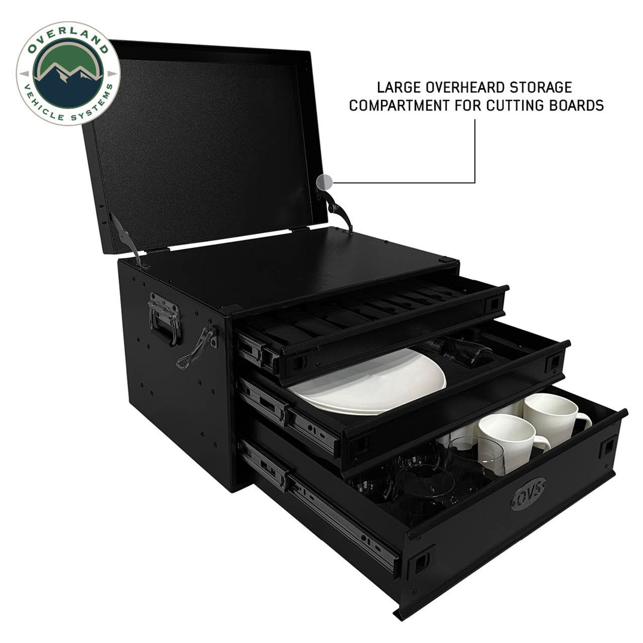 Ultimate 39-Piece Camp Dinnerware, Utensil Set, and Storage Box