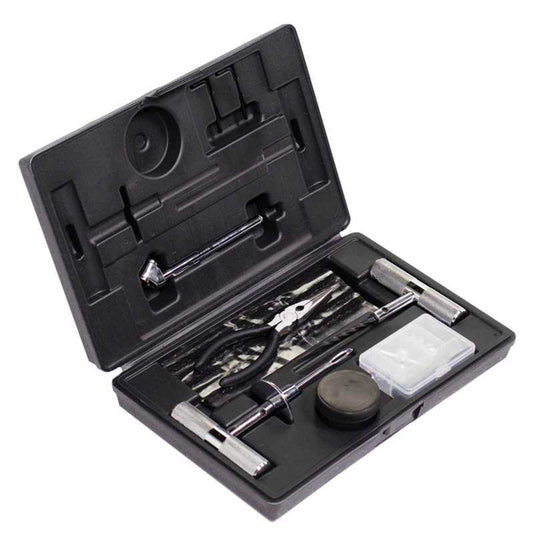 Tire Repair Kit - 53 Piece Kit With Black Storage Box