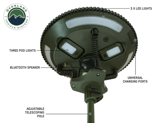 UFO Solar Light Pods & Speaker