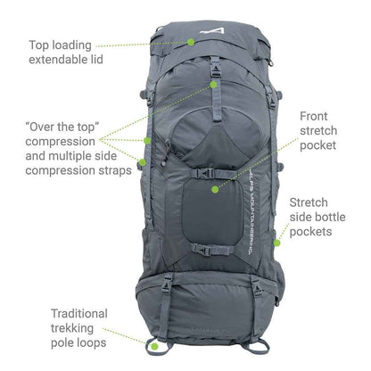 ALPS Mountaineering Caldera 75 Hiking Backpack