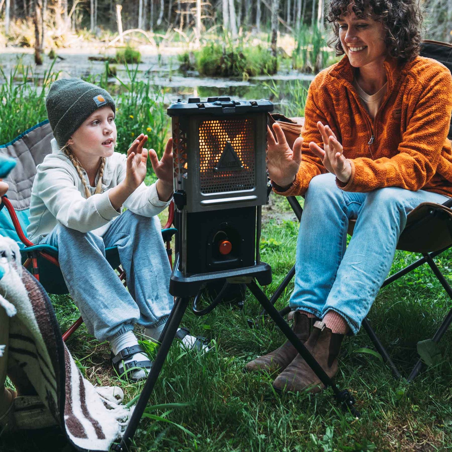 Ignik Outdoors Skullet Deluxe Heater Stove Cook Set