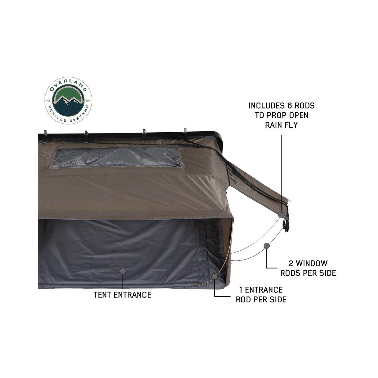 Bushveld Side Opening Roof Top Tent - 4 Person