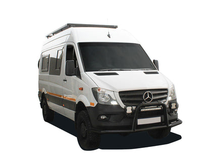 Mercedes Benz Sprinter 144in/170in / L2/L3 / MWB/LWB Wheelbase w/OEM Tracks (2006-Current) Slimline II Roof Rack Kit / Tall - by Front Runner