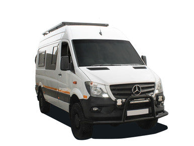 Mercedes Benz Sprinter 144in/170in / L2/L3 / MWB/LWB Wheelbase w/OEM Tracks (2006-Current) Slimline II Roof Rack Kit / Tall - by Front Runner