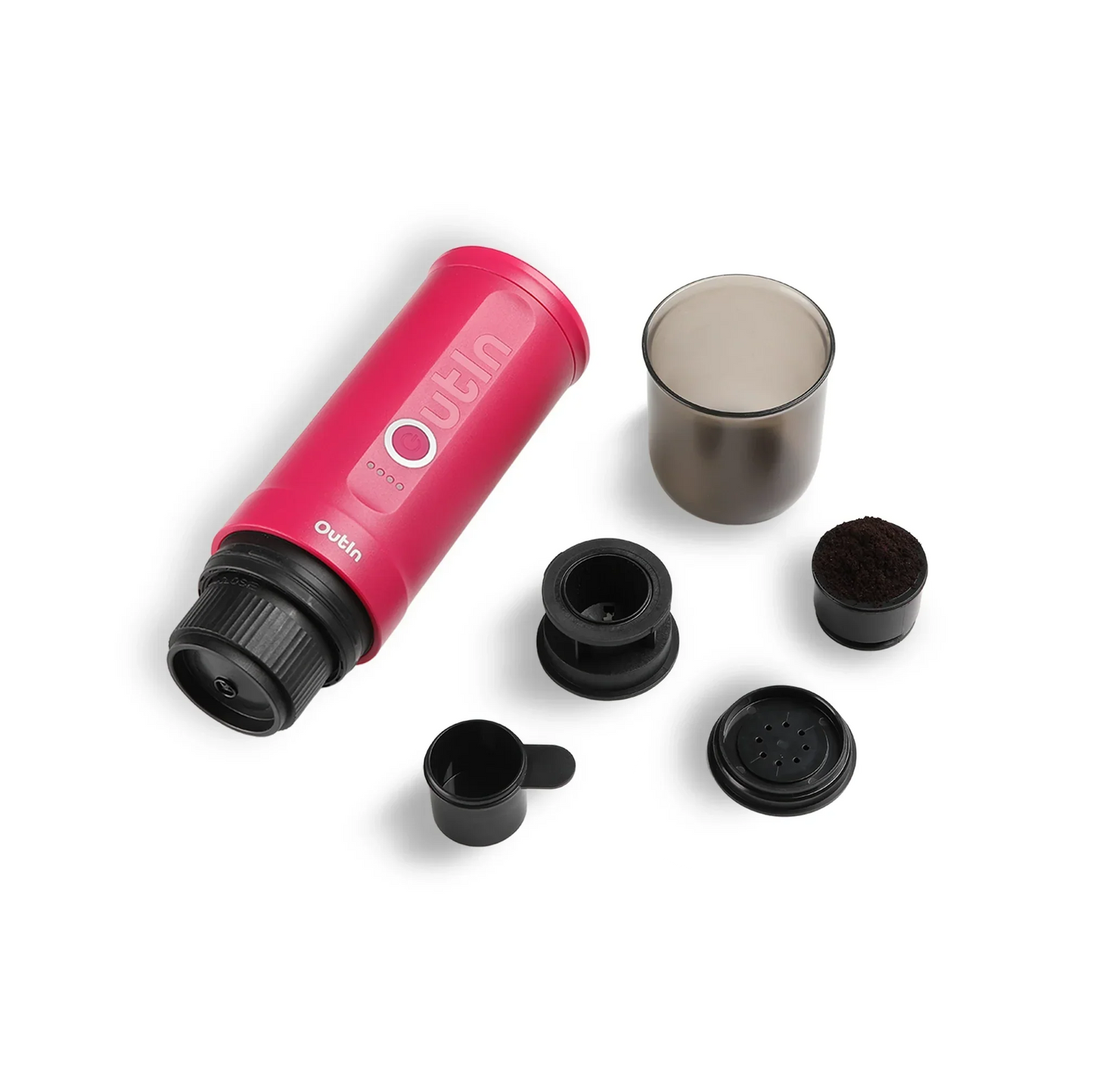Nano Portable Espresso Machine (Fuchsia Pink)